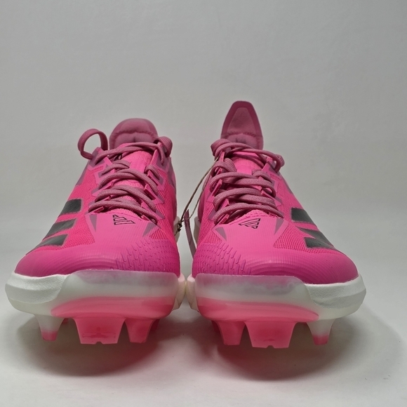 Adidas Adizero Electric+ Pink Baseball Cleats PE Mens Size 11 IF8487 New main image 4